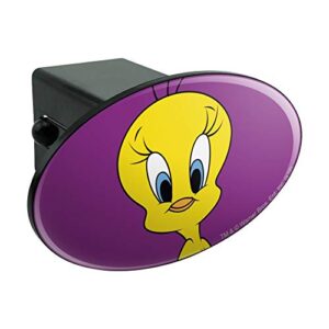 looney tunes tweety bird oval tow trailer hitch cover plug insert