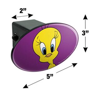 Looney Tunes Tweety Bird Oval Tow Trailer Hitch Cover Plug Insert