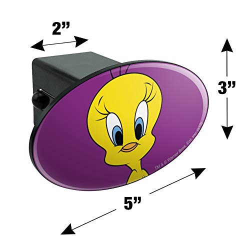 Looney Tunes Tweety Bird Oval Tow Trailer Hitch Cover Plug Insert