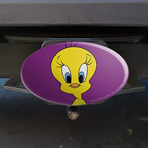 Looney Tunes Tweety Bird Oval Tow Trailer Hitch Cover Plug Insert