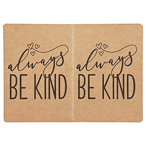 Kindness Counts Kraft Pocket Journals, Bulk Journals for Kids (4 x 5.75 in, 24 Pack)