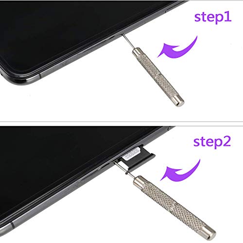 AYWFEY 16 Pieces SIM Card Removal Openning Tool Tray Eject Pins Needle Opener Ejector Compatible with All iPhone Apple iPad HTC Samsung Galaxy Cell Phone Smartphone Watchchain Link Remover