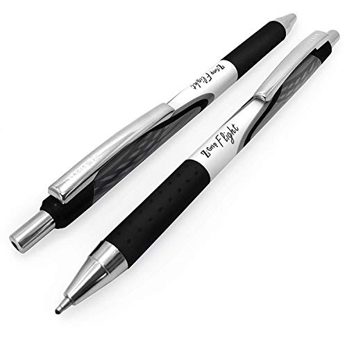 Zebra Classic Z-Grip Flight Ballpoint Pens - 1.2mm - Black Ink - Pack of 20