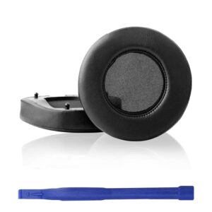 adhiper thresher ear pads replacement earpads ear cushion compatible with razer thresher ultimate dolby 7.1 surround sound gaming headphones (black)