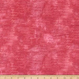 soulful shades good writing rose quilt fabric