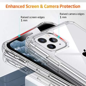 ESR Air Armor Designed for iPhone 11 Pro Case, [Shock-Absorbing] [Scratch-Resistant] [Military Grade Protection] Hard PC + Flexible TPU Frame, for The iPhone 5.8”(2019), Clear