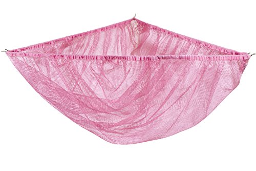 Jumbo Toy Hammock, Pink - Organize Stuffed Animals and Children's Toys with this Mesh Hammock. Great Decor while Neatly Organizing Kid's Toys and Stuffed Animals. Expands to 5.5 feet. (2-Pack)