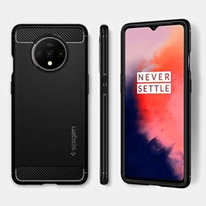 Spigen Rugged Armor Designed for OnePlus 7T Case (2019) - Matte Black