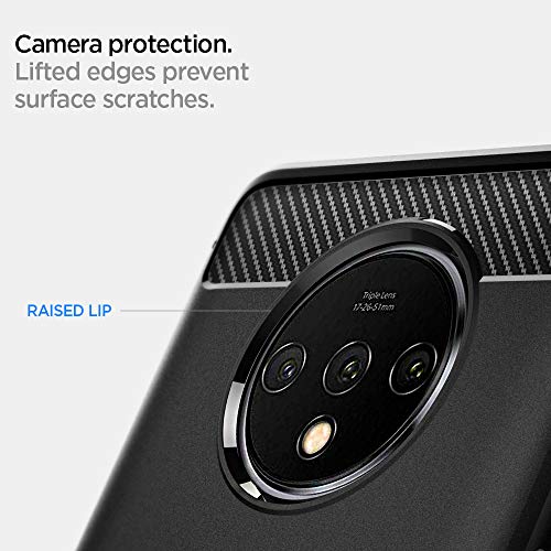 Spigen Rugged Armor Designed for OnePlus 7T Case (2019) - Matte Black