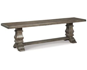 signature design by ashley wyndahl dining bench, rustic brown