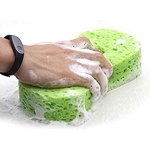 Car Wash Sponges,Large Cleaning Sponges Pad,5Pcs Size 23x11x4.5CM,Mix Colors Cleaning Washing Sponges for Kitchen with Vacuum Compressed Packing