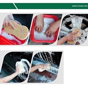 Car Wash Sponges,Large Cleaning Sponges Pad,5Pcs Size 23x11x4.5CM,Mix Colors Cleaning Washing Sponges for Kitchen with Vacuum Compressed Packing