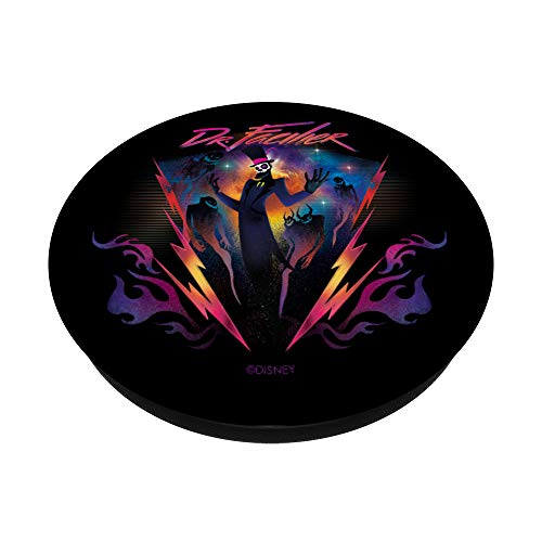 Disney Villains Dr. Facilier 90s Rock Band Neon PopSockets PopGrip: Swappable Grip for Phones & Tablets