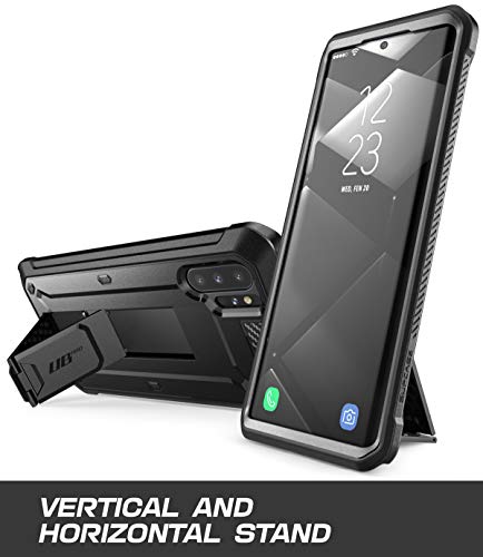 SUPCASE Unicorn Beetle Pro Series Case Designed for Samsung Galaxy Note 10 Plus/Note 10 Plus 5G, Full-Body Rugged Holster & Kickstand Without Built-in Screen Protector (Black)