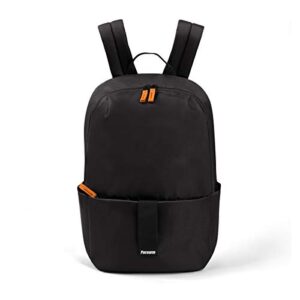 pacearm small backpack 20l basic backpack, simple classic casual daypack (black)