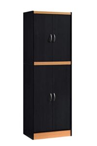 hodedah 4-door 4-shelves, 5-compartments kitchen pantry