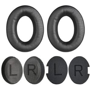 genuine leather ear-pads ear-cushions for bose quietcomfort qc 35 35-ii 25 15 2, lambskin replacement pads parts for qc-35 qc-35ii qc-25 qc-15 qc-2 soundlink soundtrue around-ear ii ae2 headphones