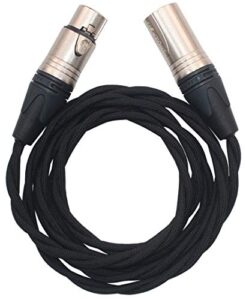 kk cable vi-z, 4-pin xlr (balance) male to 4-pin xlr (balance) female extension cable, headphone extension cable, audio extension cable. vi-z (2m(6.5ft))