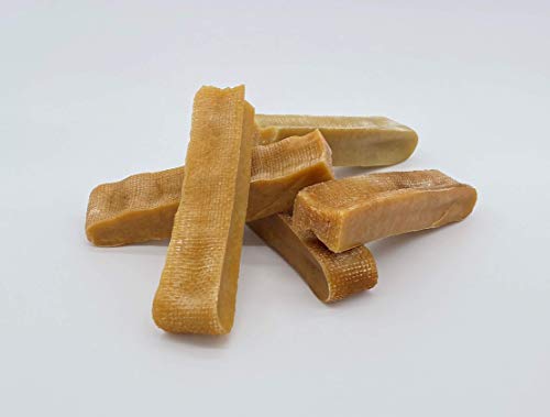 Tibetan Dog Chew – All Natural Yak Cheese Chew Bones, A Healthy Treat to Keep Your Dog Busy and Entertained for Hours, for Aggressive Chewers, Limited Ingredients, No Chemicals (1 Pound, Large)