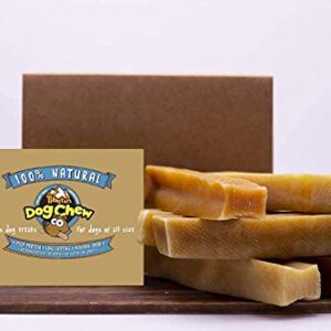 Tibetan Dog Chew – All Natural Yak Cheese Chew Bones, A Healthy Treat to Keep Your Dog Busy and Entertained for Hours, for Aggressive Chewers, Limited Ingredients, No Chemicals (1 Pound, Large)