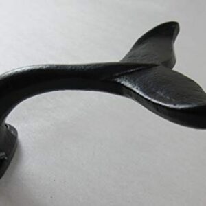 UD Cast Iron Whale Tail Hook Nautical Decor