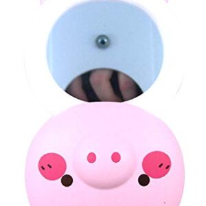 Pink Pig Small Personal Hand Held Fan, 3 1/2 Inch