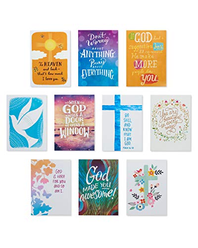 American Greetings Religious Lunch Box Notes for Kids, Faith and Joy (40-Count)