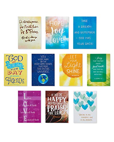 American Greetings Religious Lunch Box Notes for Kids, Faith and Joy (40-Count)