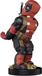 exquisite gaming cable guys - marvel deadpool rear view charging phone and controller holder - electronic games , red