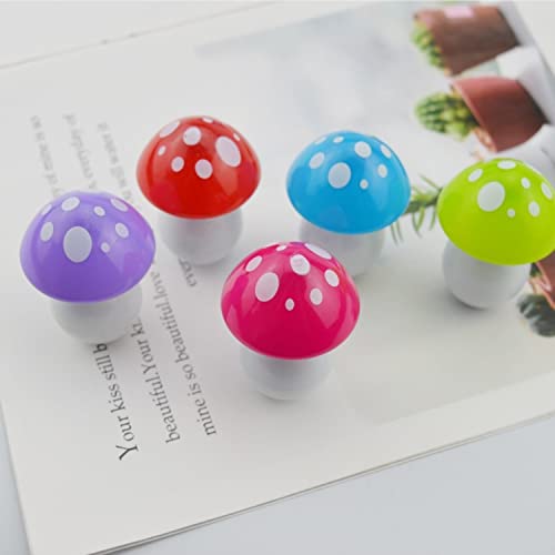 SWTOOL 30pcs Mushroom Ballpoint Pen Cute Cartoon Retractable Ball Pen for Kids (Random Color)