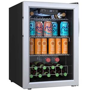 EdgeStar BWC91SS 17 Inch Wide 80 Can Capacity Extreme Cool Beverage Center