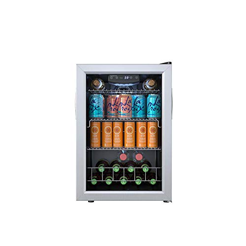 EdgeStar BWC91SS 17 Inch Wide 80 Can Capacity Extreme Cool Beverage Center