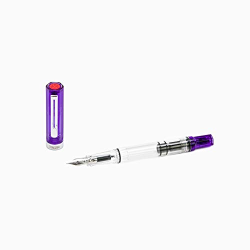 TWSBI ECO Transparent Purple Fountain Pen B nib