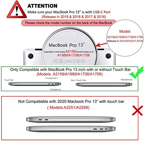 MOSISO Compatible with MacBook Pro 13 inch Case M2 2023, 2022, 2021-2016 A2338 M1 A2251 A2289 A2159 A1989 A1708 A1706, Plastic Hard Shell&Keyboard Cover&Screen Protector&Storage Bag, Deep Teal