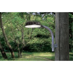 Bronze Outdoor Integrated LED Dusk to Dawn Area Light with Built-in Photocell Sensor, 5400 Lumen, 5000K Color Temp