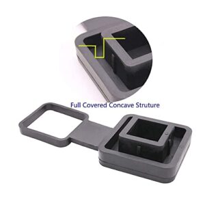 2 Inch Hitch Cover Trailer Hitch Cover Black Trailer Hitch Cover Tube Plug Insert for 2 Inch Hitch Receiver Plug