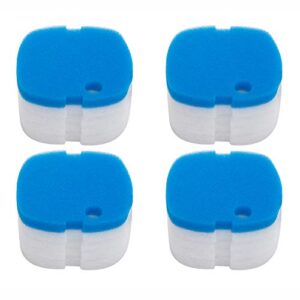 16PCS Replacement Filter Pads for SUNSUN/GRECH/HW-302 CF300 HW302 Aquarium Filters (12 Fine + 4 Coarse)