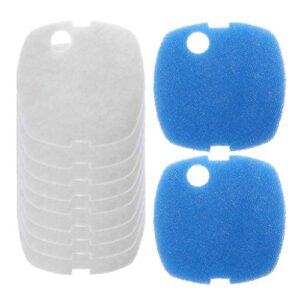 16PCS Replacement Filter Pads for SUNSUN/GRECH/HW-302 CF300 HW302 Aquarium Filters (12 Fine + 4 Coarse)