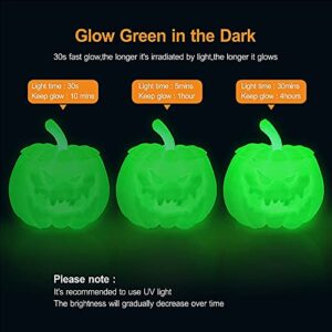 HELLO3D Glow in The Dark Green PLA Filament 1.75mm, Luminous by Sunlight/UV Light, Dimensional Accuracy +/- 0.05 mm, 1KG,/2.2LB Spool, High Pure No Bubble Print Smooth 3D Printing Filament