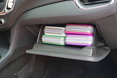 Home Wing CD/DVD Case 30 Capactiy Hold for Car Trip Hard Plastic DVD Storage for Kids Collection Green