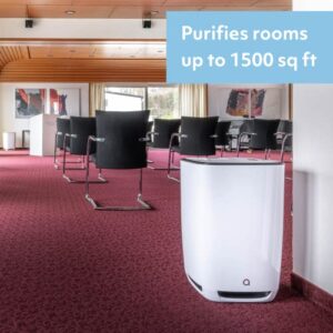 Aeris aair 3-in-1 Pro Air Purifier - True HEPA H13 Filtration - Eliminate Particulates from Large Rooms - Smart Sensor Technology - Quiet/Low Noise - Wi-Fi Connectivity - (Graphite)