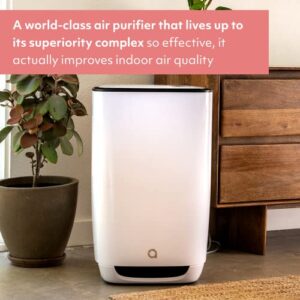 Aeris aair 3-in-1 Pro Air Purifier - True HEPA H13 Filtration - Eliminate Particulates from Large Rooms - Smart Sensor Technology - Quiet/Low Noise - Wi-Fi Connectivity - (Graphite)