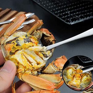 Crab and Lobster Tools - Crab Leg Crackers and Picks Set, Picks Knife for Crab, Shellfish Scissors Nut Cracker, Stainless Steel Seafood Utensils Crackers & Forks Cracker