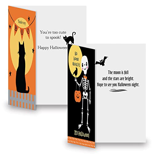 Current Spooktacular Halloween Greeting Cards Set - Set of 12 Large 5 x 7-Inch Cards, Themed Holiday Card Variety Value Pack, Assortment of 6 Unique Designs, Envelopes Included