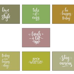 45 Shades of Motivation - Set of 45 postcards. 45 Different Motivational and Inspirational Quotes