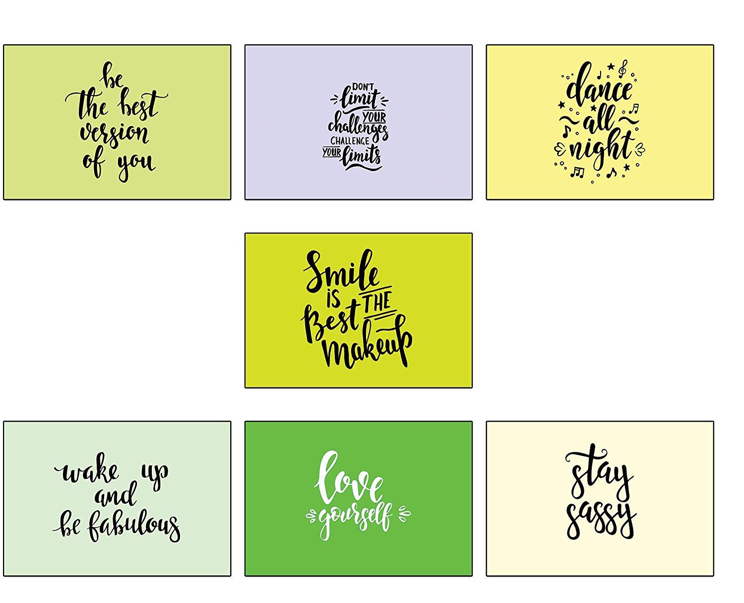 45 Shades of Motivation - Set of 45 postcards. 45 Different Motivational and Inspirational Quotes