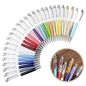 27 pack colorful empty tube floating diy pens,building your favorite liquid sand pens gift