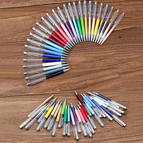 27 Pack Colorful Empty Tube Floating DIY Pens,Building Your Favorite Liquid Sand Pens Gift