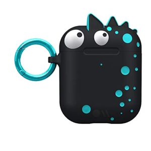 case-mate - case for airpods 1-2 - creature pods - silicone - compatible with apple airpods series 1 and 2 - spike
