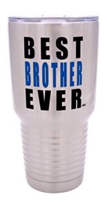 rogue river tactical funny best brother ever large 30 ounce travel tumbler mug cup w/lid sarcastic work gift for him friend sibling